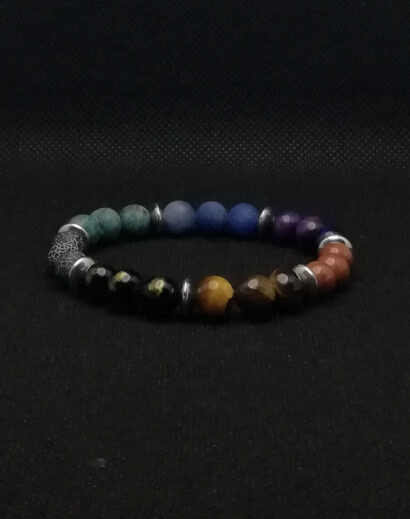 Pulseira 7 Chakras de pedras naturais